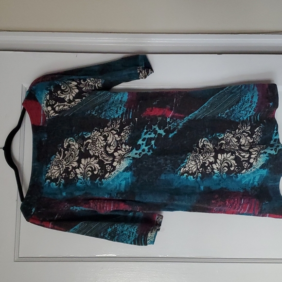 Mechant tunic style graphic print sweater - Picture 9 of 16